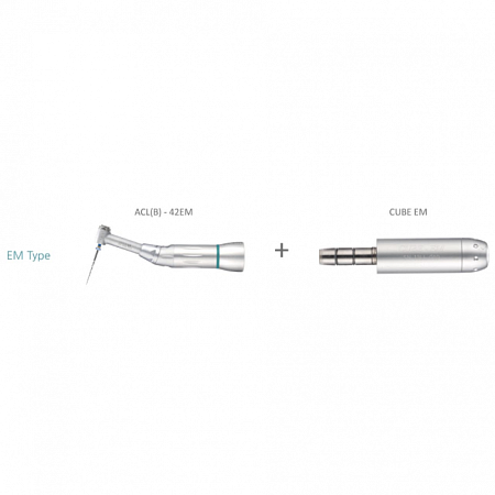 Saeshin E-Cube EM/ACL(B)-42EM/ON-OFF PEDAL SET - эндомотор в комплекте с наконечником ACL(B)-42EM, 16:1